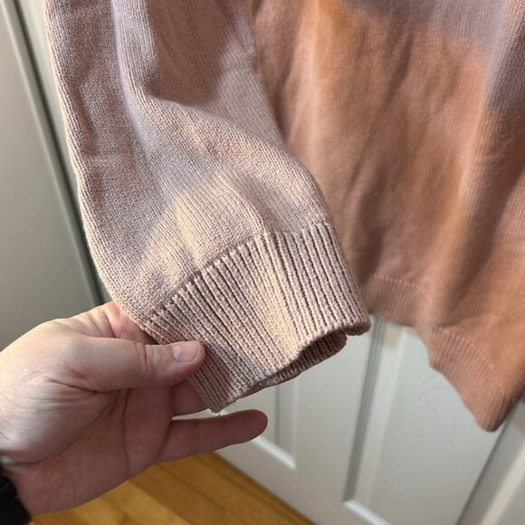 michel studio collection Chic pink Sweater with fuzzy Geometric Pattern size 2X - Picture 4 of 7